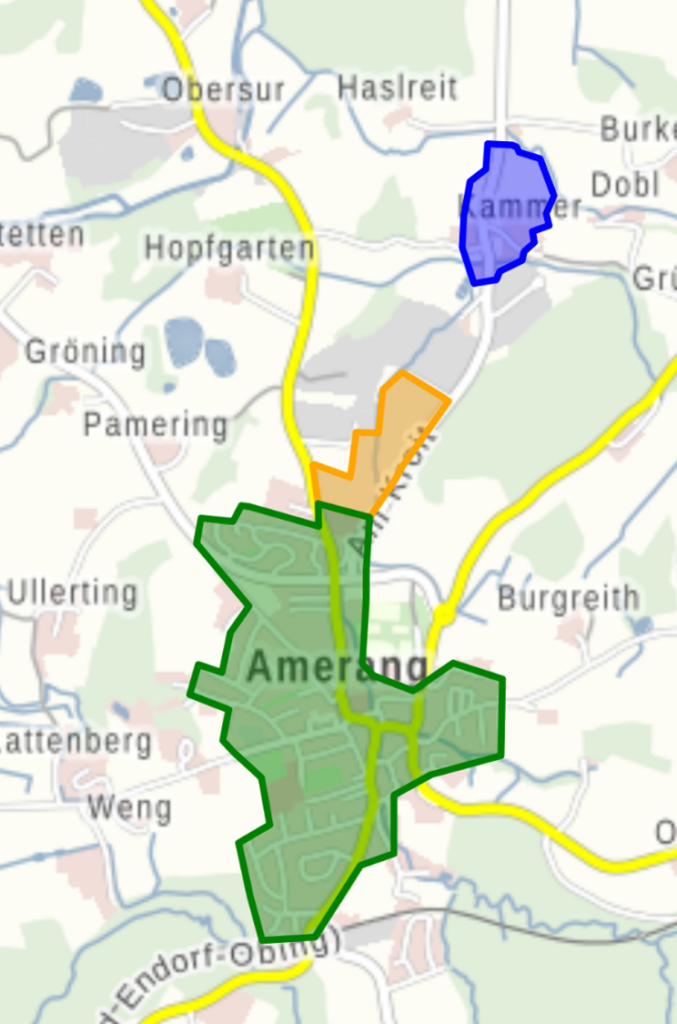 Ortsplan Amerang